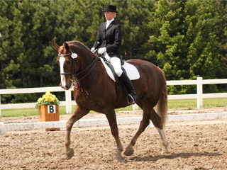 Sarah on <i>Maximus</i> showing Fourth Level at Palgrave