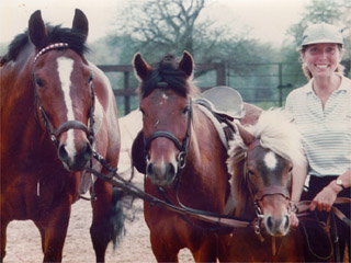 (L to R) Dillon, Coco, and Copper with Ute